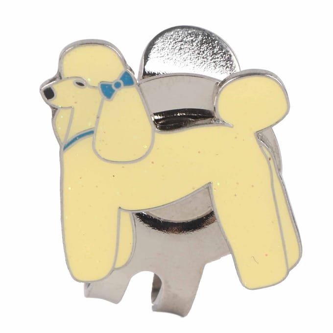 Duurzame Roestvrijstalen Golf Hoed Pet Clip met Magnetische Balmarker Accessoire Hond beige