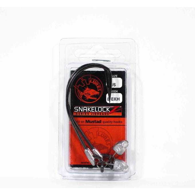 Tackle Tactics TT SnakelockZ jigkop 1/6 oz 8/0 XH 2/pak (6627)