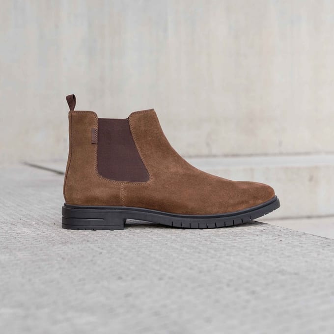 Cafe Moda fank chelsea boots heren bruid suède
