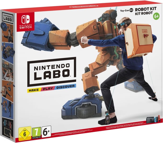 Nintendo Switch Switch Labo Robot Kit Bundel Games