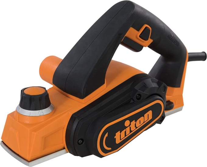 Triton Krachtige mini schaafmachine - 60 mm breedte - 450 W - ergonomisch ontwerp - 6-stands dieptecontrole