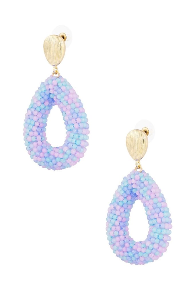 Discodip oorbel - Light Blue