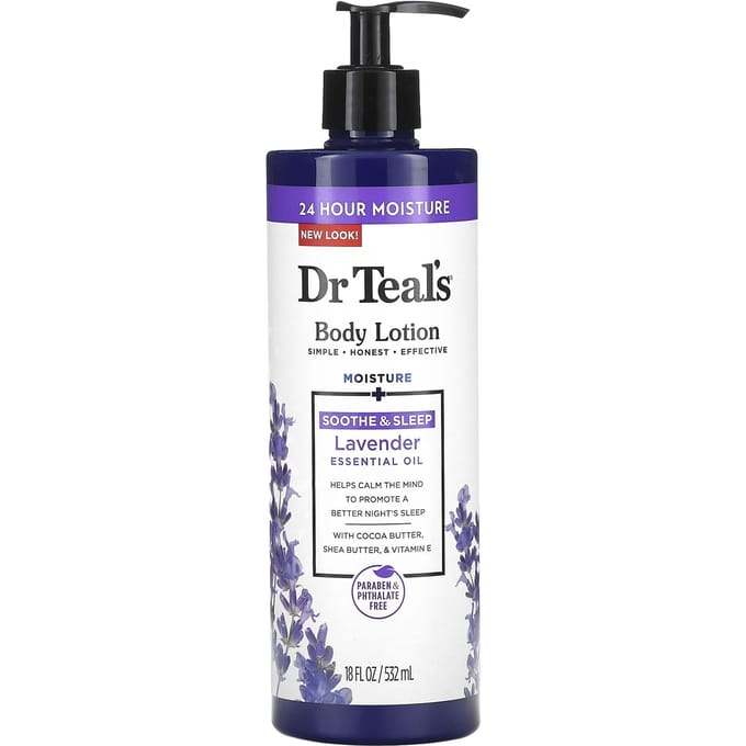 Dr. Teal's, Bodylotion, Rust & Slaap, Lavendel, 18 fl oz (532 ml)