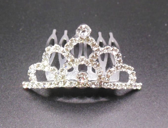 Tiara klein kroontje met strass #5