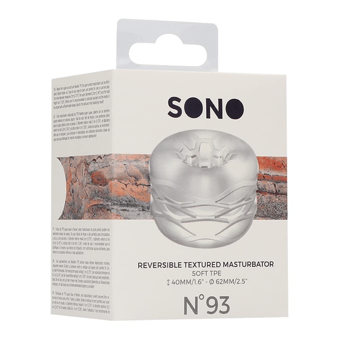 Sono N0. 93 - Twee kanten bruikbaar masturbator en bumper