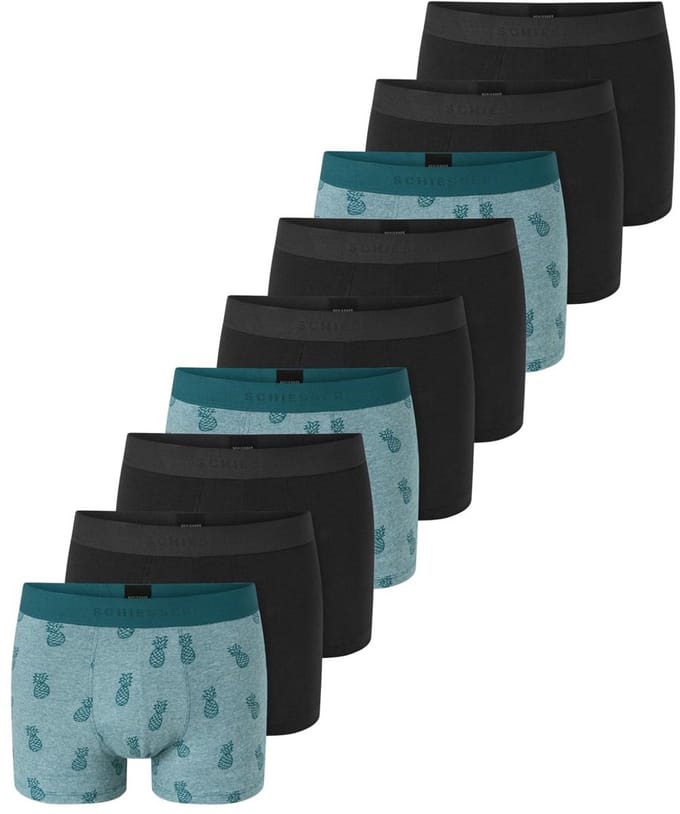 Schiesser Heren retro short / pant 9 pack 95/5 Cotton