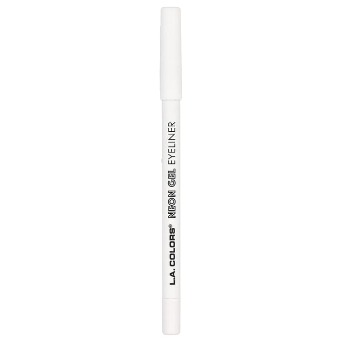 LA. Kleuren, Neon Gel Eyeliner, CP635 Flash White, 1,5 g (0,05 oz) white