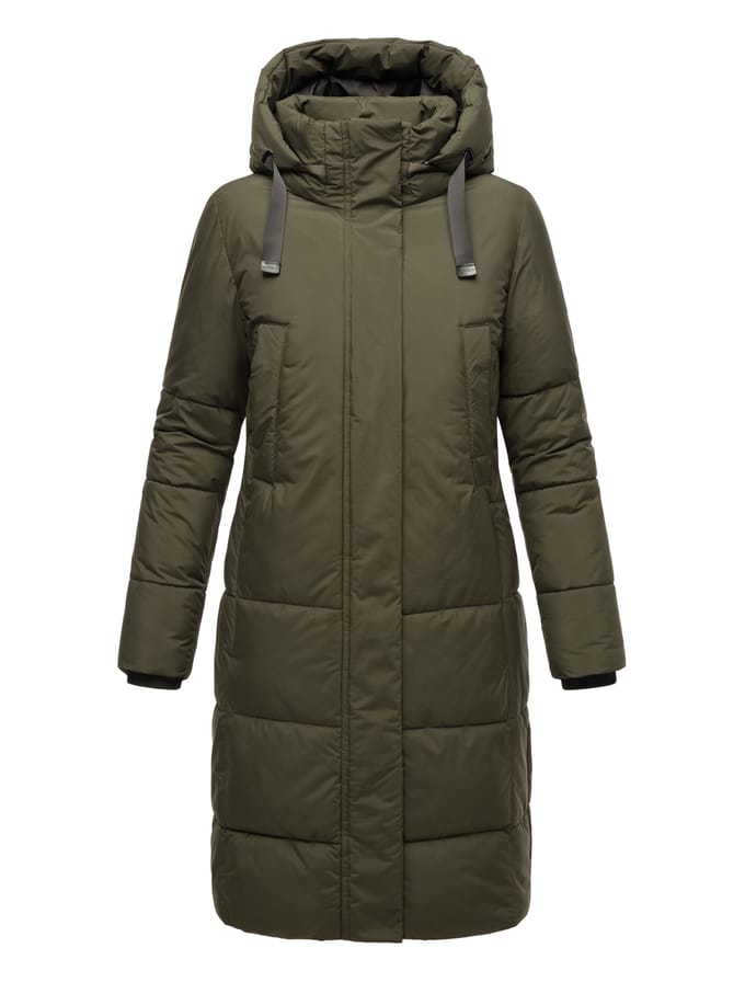 Marikoo dames winterjas Laryaa – lang, warm & met afneembare capuchon