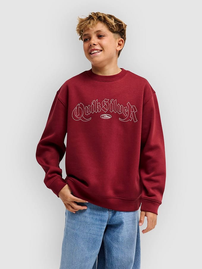 Quiksilver Graphic Crew Ov Sweatshirt Rood 14 Years Jongen