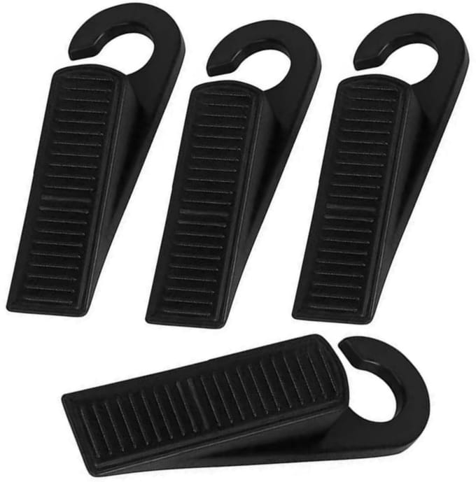 ZEYNOMAX- Deurstopper Antislip - Vloerdeurstopper - Rubber - 4 Stuks - Krasbestendig - 12,5 cm - Duurzaam Materiaal - Deurstoppers