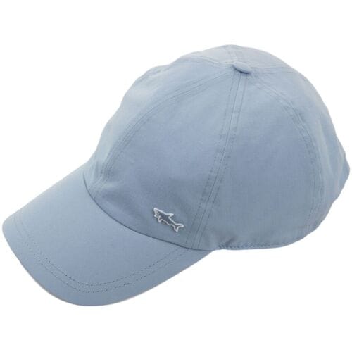 Paul & Shark Shark Badge Light Cotton Baseball Cap Forever Blue / male
