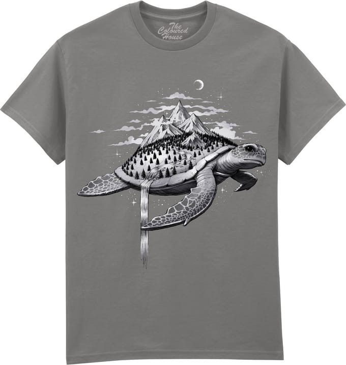 Schildpad Adventure Turtle The Coloured House T-shirt L