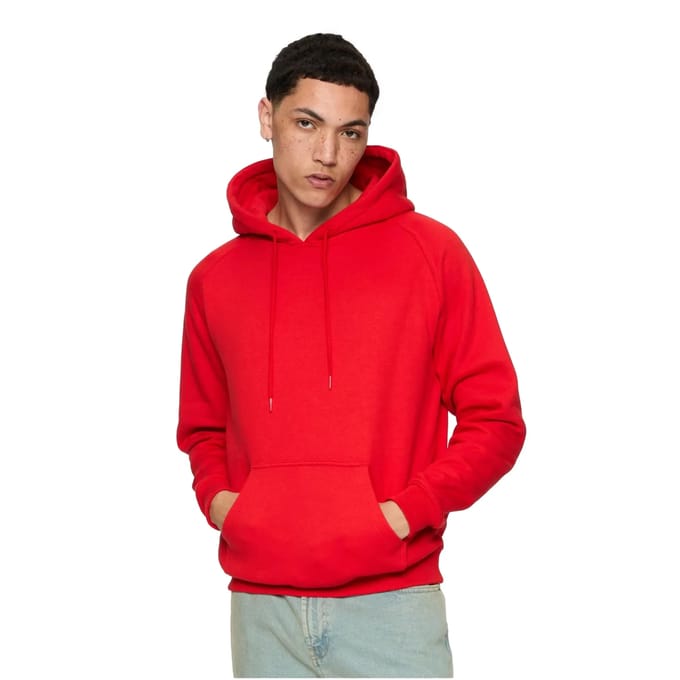 Urban Classics - Blank 2-Pack Hoodie/trui - S - Zwart/Rood