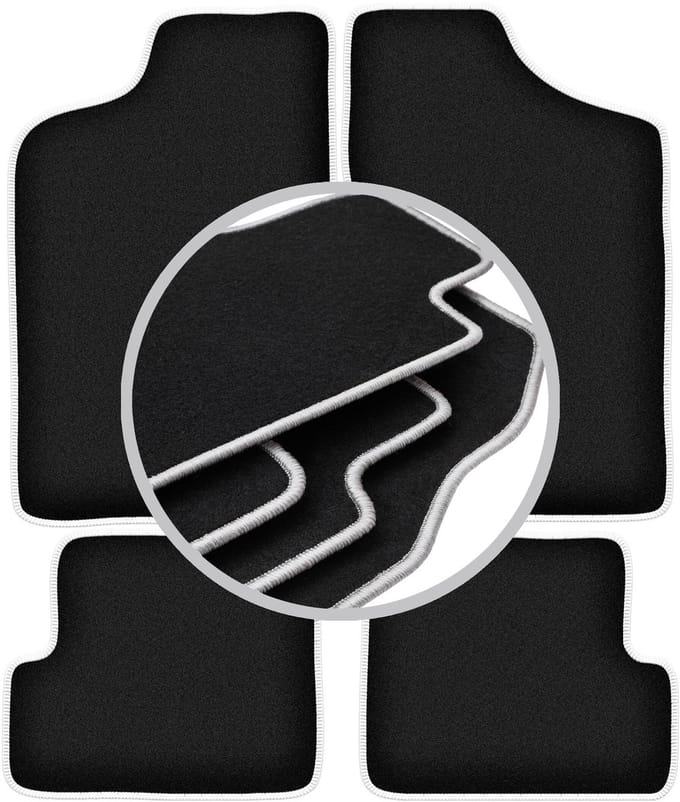 CARLUX-SILVER automatten voor: Fiat Cinquecento hatchback (1991-1998)