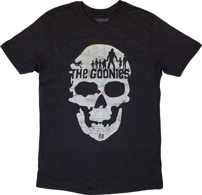The Goonies - Skeleton Heren T-shirt - S - Zwart