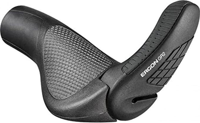Ergonomische Fietsgreep voor Touring en MTB-fietsen - Klein, Zwart/Grijs