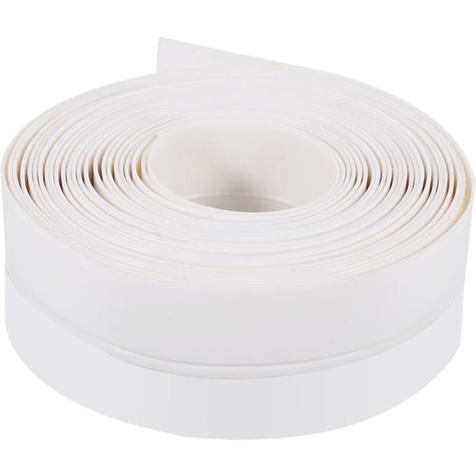 35mm Brede Siliconen Rubber Tochtstrip Raam Deur Afdichtstrip Tape Wit wit