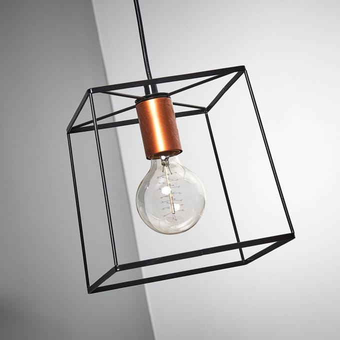 Viokef Agatha - hanglamp met metalen frame