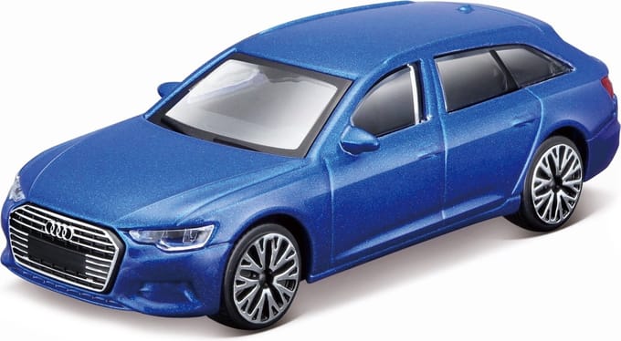 Bburago Audi A6 - Modelauto - Schaal 1:43 - Blauw