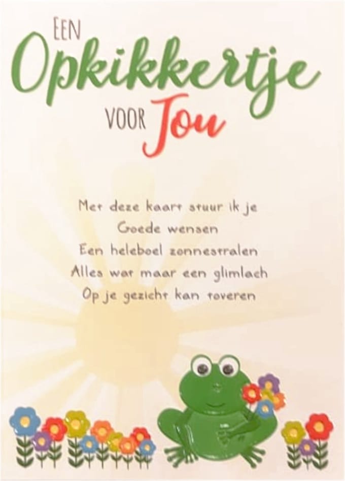 Kaart - Artige - Intense - Een opkikkertje voor jou - TE058-B