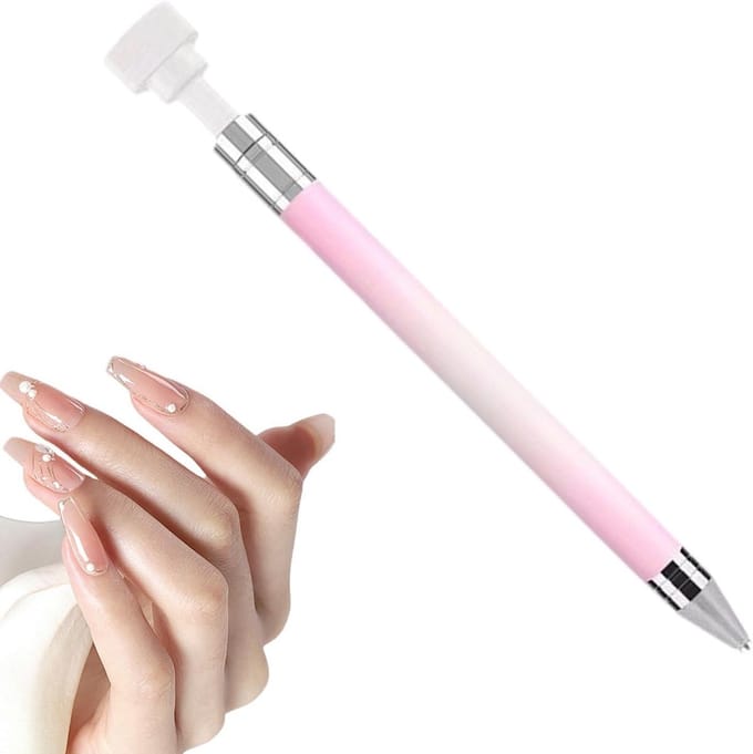 Hervulbare Wax Pen - Applicator Boor Potlood - Manicure Kunst - Precisie Plaatsing - 15 cm - Wit