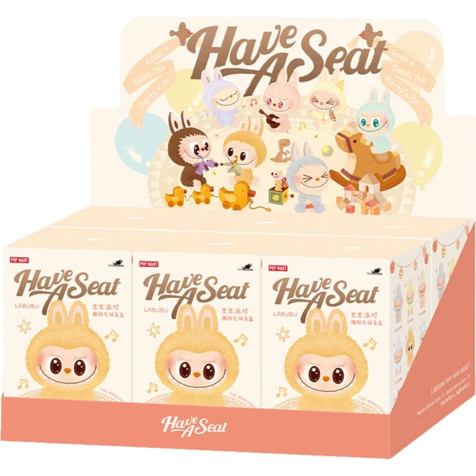 Pop Mart Labubu The Monsters - Have a Seat Vinyl Plush Blind Box