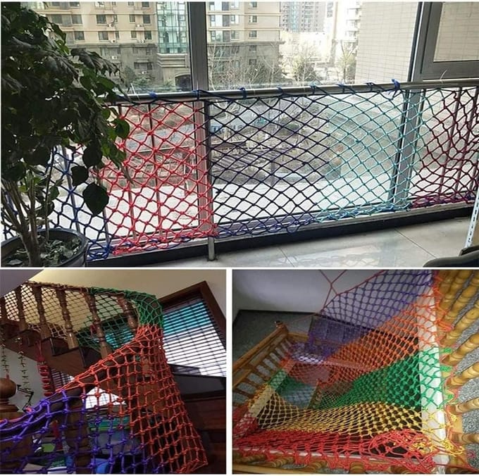 Veiligheidsnet - Beschermnet Hek - Kinderen Buiten - Sterk Nylon Touw - 3 Meter - Niet gespecificeerd