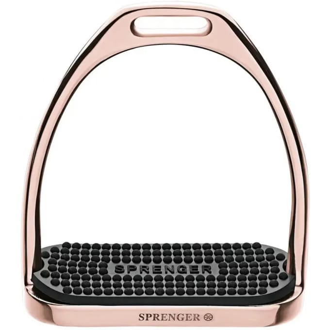 Sprenger Fillis Stirrups Stainless Steel 12cm Rose Gold