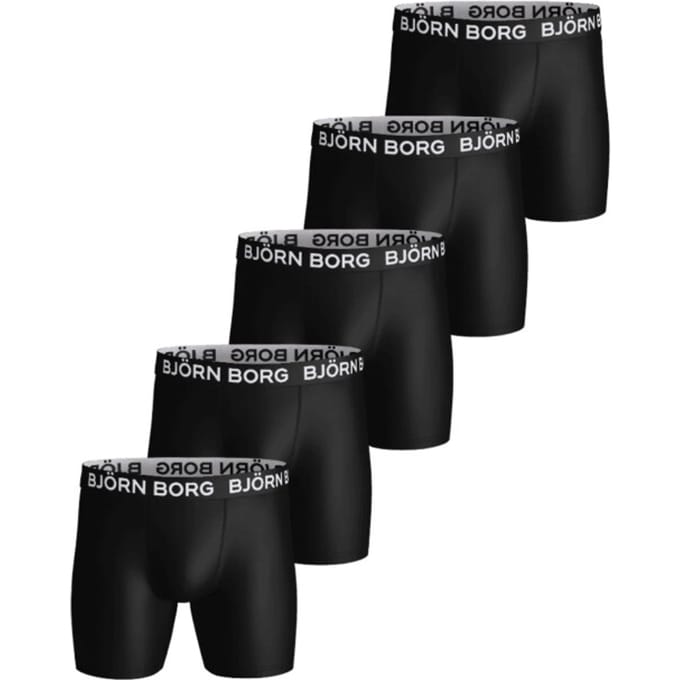 Björn Borg Sports Microfiber Boxershorts Heren (5-pack) - Maat S