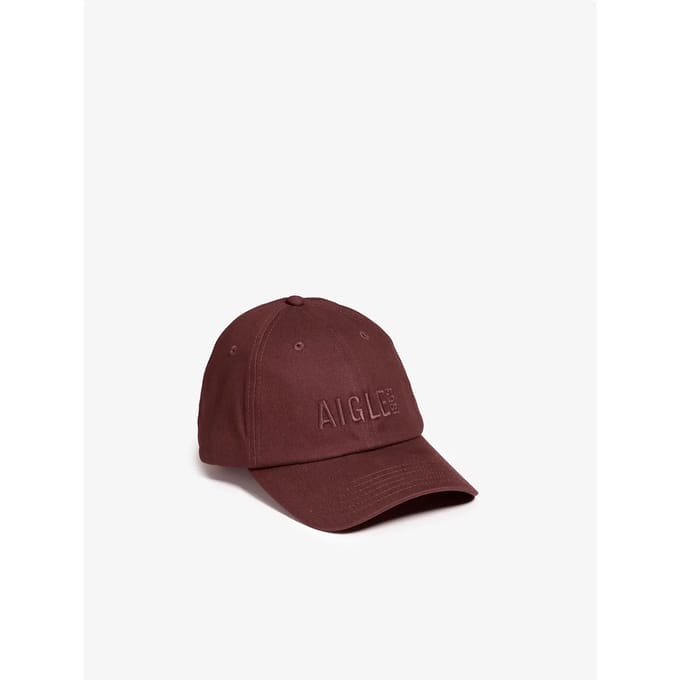 Geborduurde katoen baseballpet Aigle