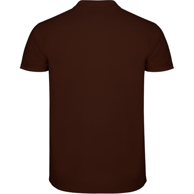 Roly Heren Ster Poloshirt (Chocolade)