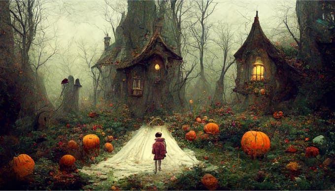 *SALE - Haunted House 1, Mint by Michelle decoupage papier A3