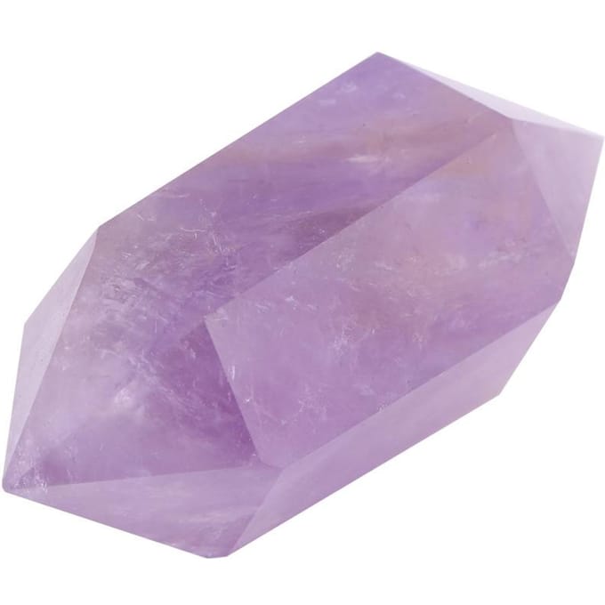 Natuurlijke Amethist Kwarts Paarse Kristal Zuil Steen Ambacht Huisdecoratie gray