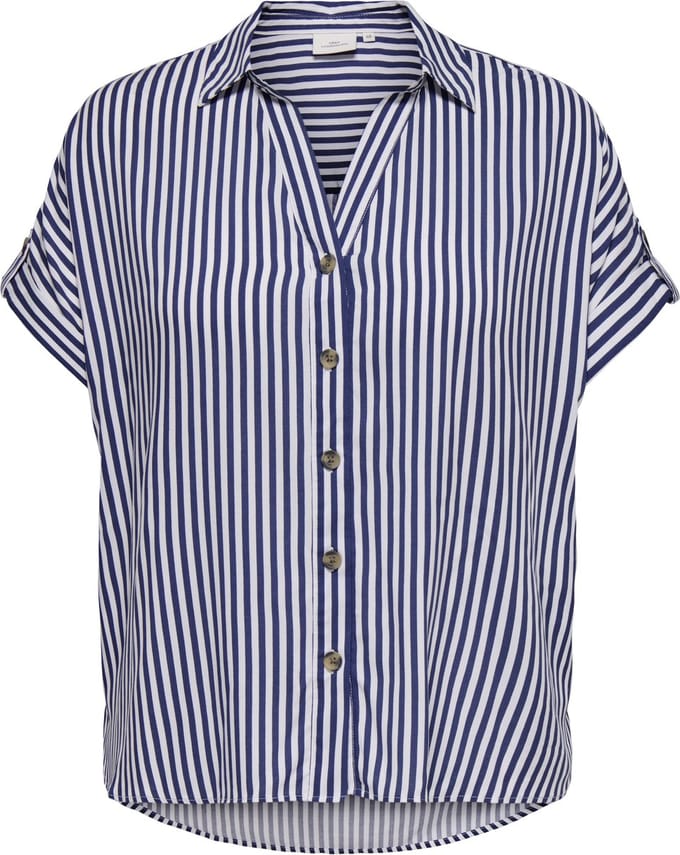 ONLY CARMAKOMA - CARYASMIN SHIRT S/S WVN NOOS Dames Blouse