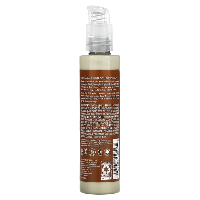 SheaMoisture, Even & Radiant, Daily Face Lotion, 3.2 fl oz (95 ml) white