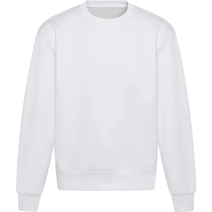 Just Hoods - Signature Heavyweight Sweater - Arctic White maat M