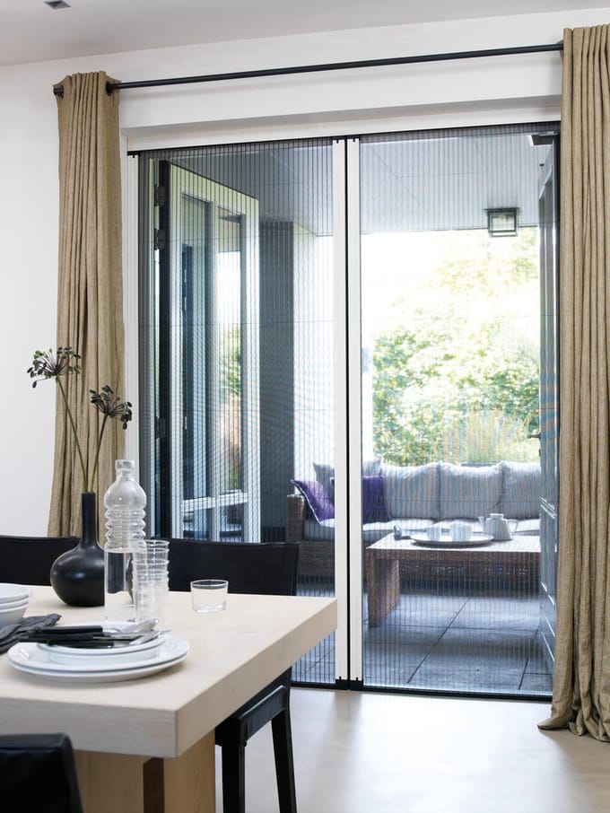 Hamstra Allure Plissé hordeur op maat 96x197-200 WIT