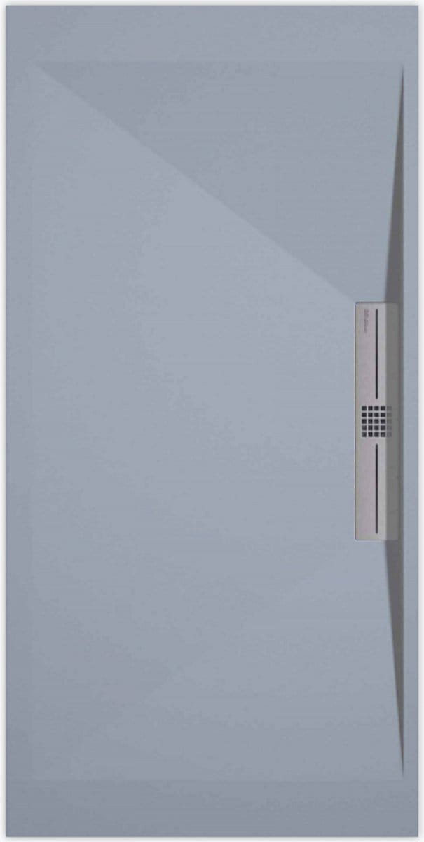 Sanifun douchebak Stone Side Gray Smooth 1000 x 900 S