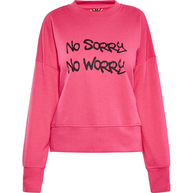 Mymo Sweatshirt Dames roze