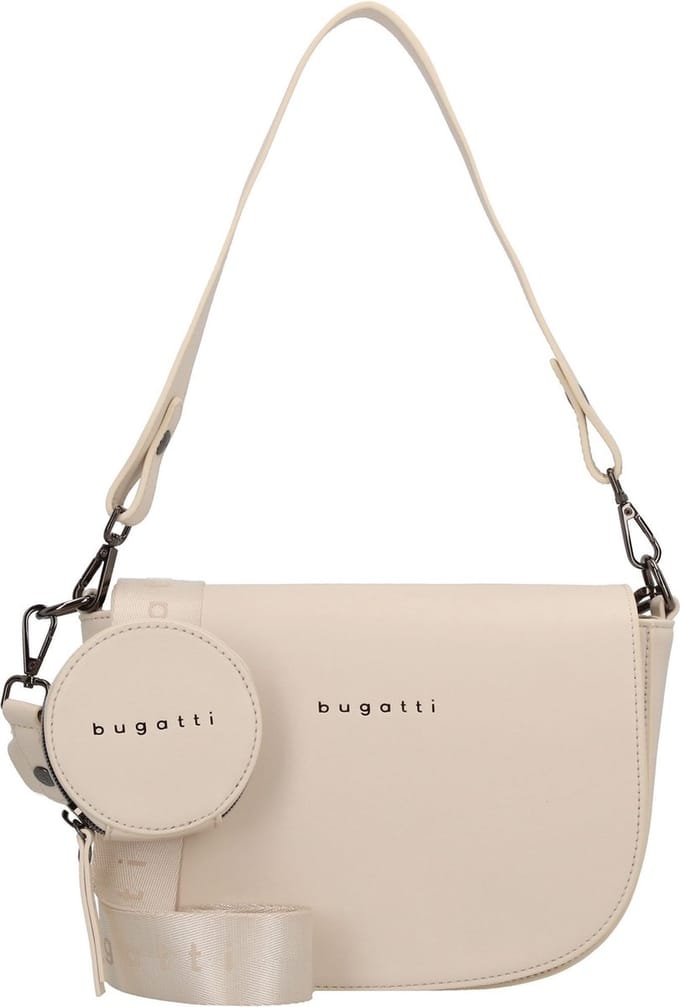bugatti Schoudertas Almata Crossbody Bag Beige Crème