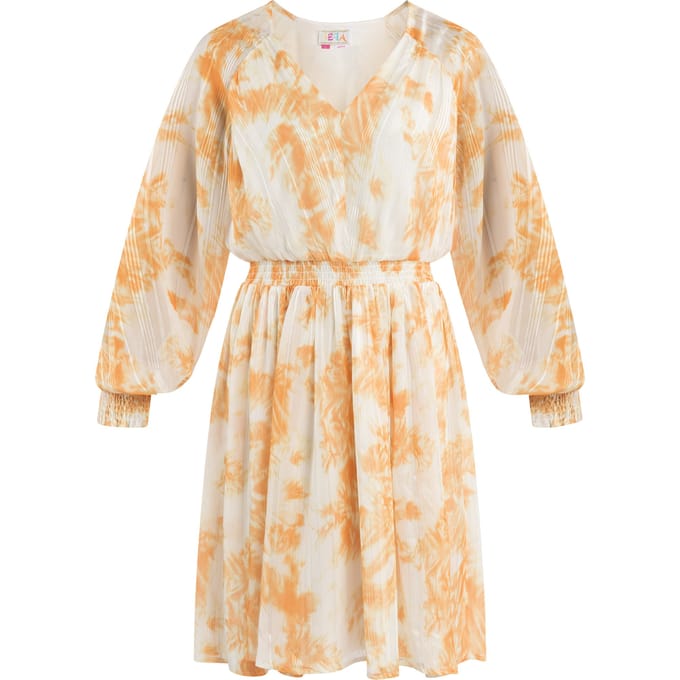 IZIA midi-jurk Dames oranje