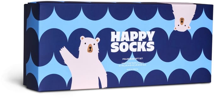 Happy Socks - 4-Pack Polar Blue Socks Gift Set - Heren - Sokken