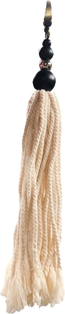 De Cotton Wood Sleutelhanger - Natuurlijk Zwart