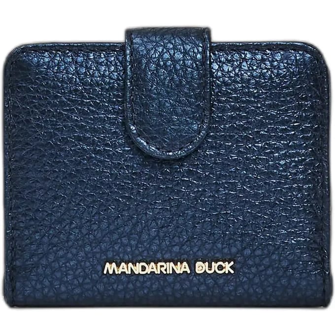 Leren gecraqueleerde portefeuille voor vrouw Mandarina Duck