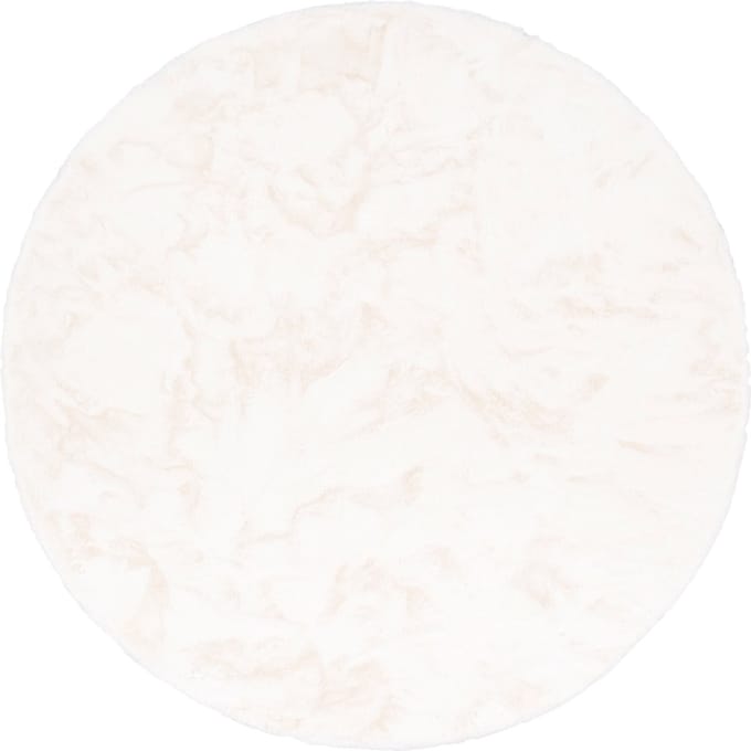 Pergamon Luxe Super Zachte Bont Vloerkleed Tapijt Plush Rond