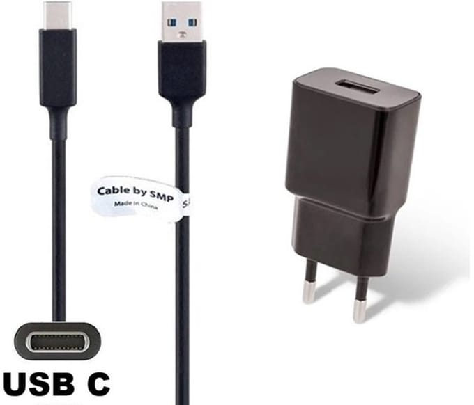 OneOne 2A oplader + 2,2m sterke USB C kabel. Universele lader adapter past op Universeel Sennheiser, Sigma, SKULLCANDY, TomTom, Ulefone, TwoNav, Wiko, Garmin, Hammerhead, Doro, Evolveo, Denver, Fysic
