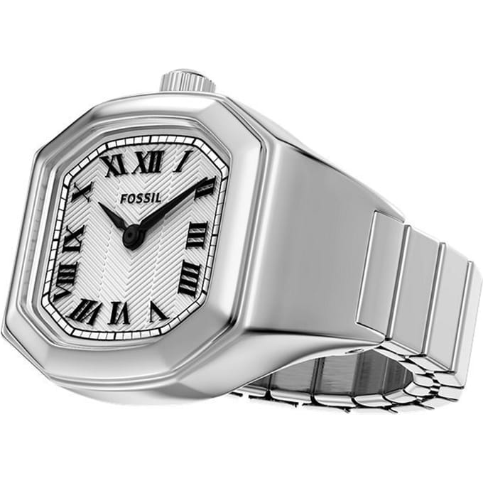 FOSSIL ES5482 Vrouwen Horloge 16 mm Zilverkleurig