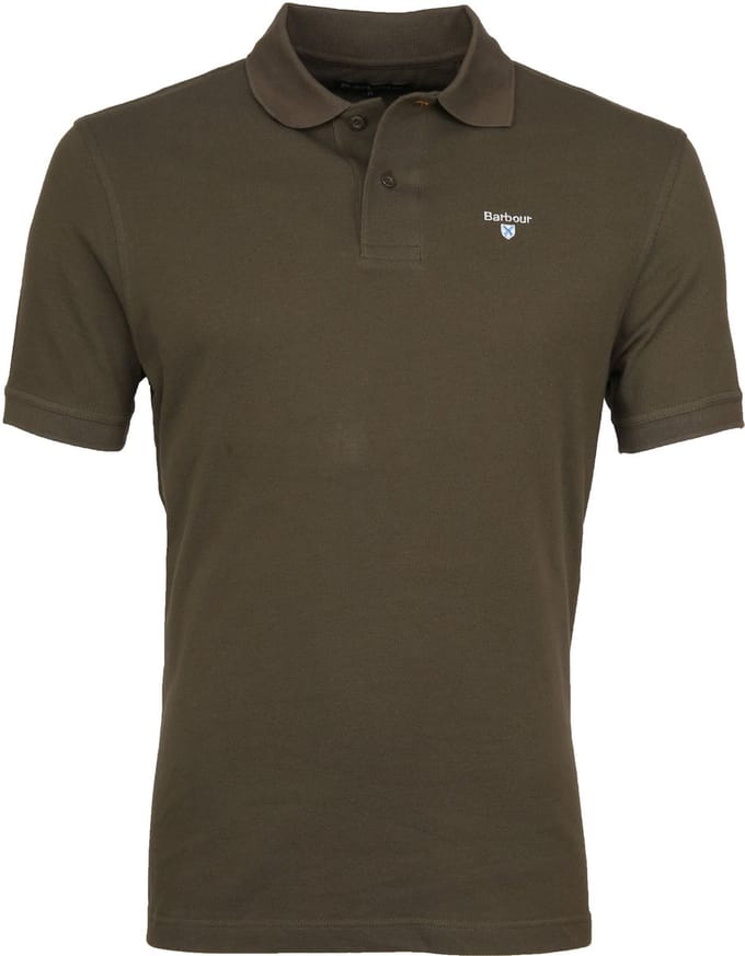 Barbour Basic Polo Legergroen - Maat S - Heren