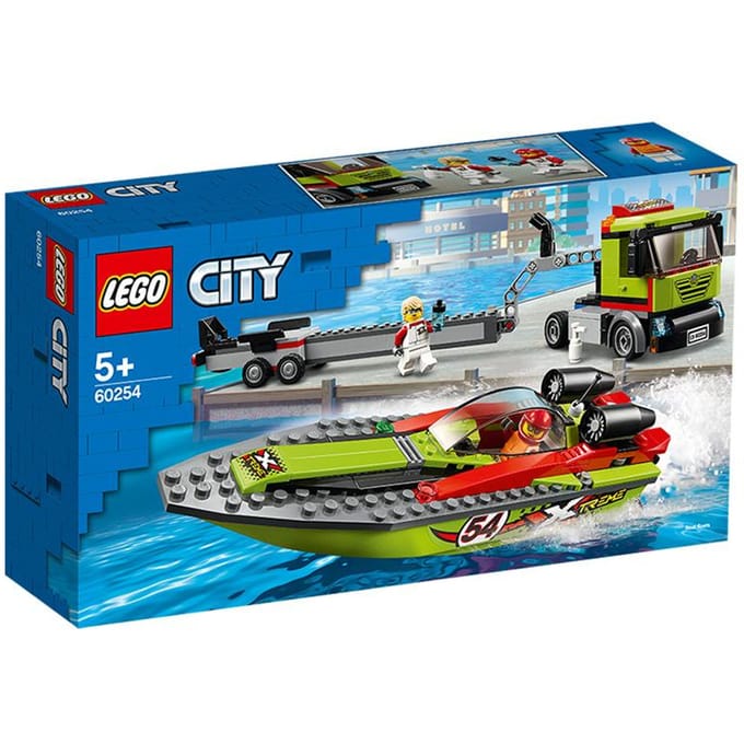LEGO City Race Boat Transporter 60254