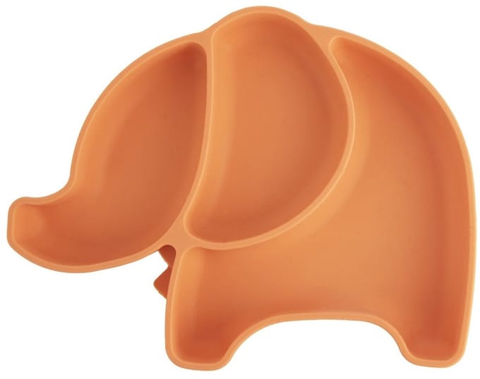 Orion - Kindertaler met zuignap - Oranje Silicone - Drielagen - Baby - Sfeer